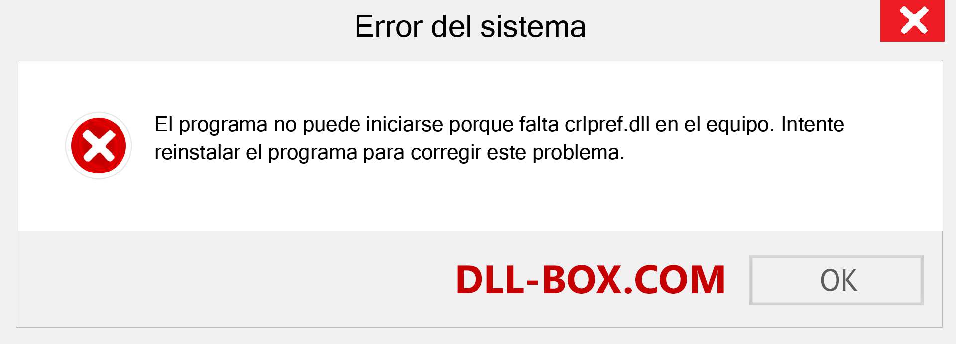 ¿Falta el archivo crlpref.dll ?. Descargar para Windows 7, 8, 10 - Corregir crlpref dll Missing Error en Windows, fotos, imágenes